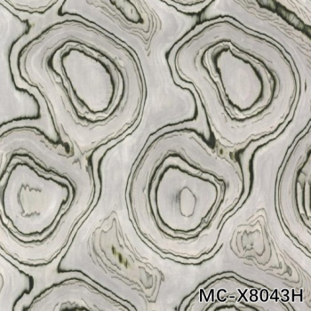 HIGH-END CUSTOM ENGINEERED WOOD VENEER OF MUSCOVITE MC-X8043H RING GRAIN 0.4MM OEM FACTORY OF CHINA