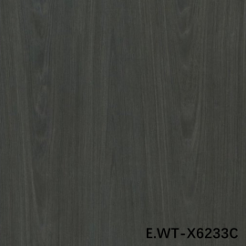 HIGH-END CUSTOM ENGINEERED WOOD VENEER OF EUROPEAN WALNUT E.WT-X6233C CROWN CUT DARK BROWN FOR HOTEL DECORATION CHINA MAKES