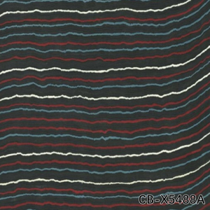 HIGH-END CUSTOM ENGINEERED WOOD VENEER OF COLOURED BEECH CB-X5488A WAVY PATTERN