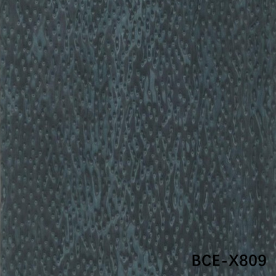 HIGH-END CUSTOM ENGINEERED WOOD VENEER OF BLUE CAT'S EYE BCE-X809 WOOD BURL GRAIN