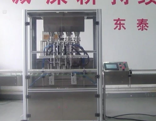 Pegue la máquina de llenado