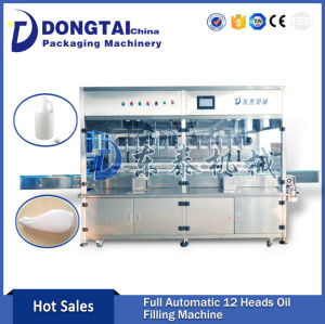 Automatic Bottle Oil Filling Machine for Edible Cooking Vegetable Oil/  Engine Lube Lubricant Essential Oil