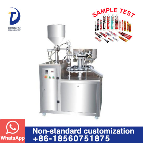 DTG-40 semi auto aluminum tube filling and sealing machine