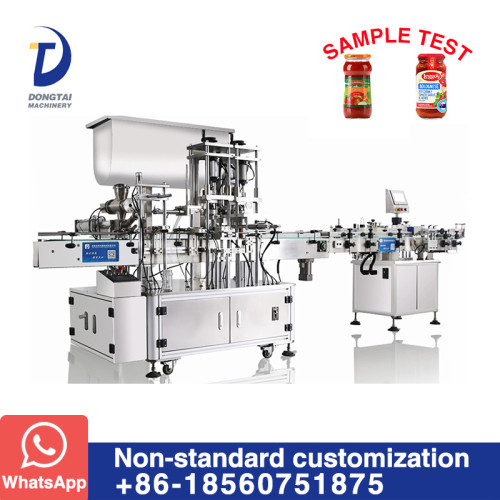 Automatic filling and capping machine