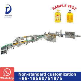 Edible oil sunflower oil cooking oil filling and packaging equipment production line