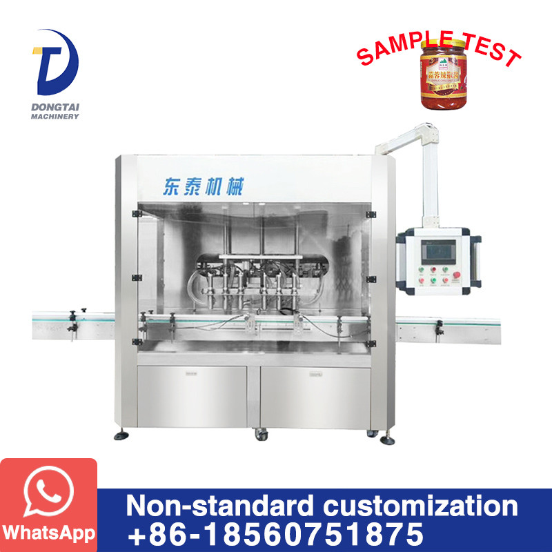 Objective and technology for the development of pepper sauce filling machine to hold up a day
