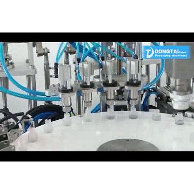 High speed essential oil/perfume vial filler capper machine, monoblock vial filling and sealing machine