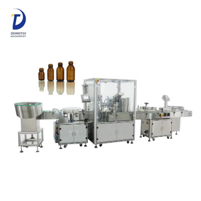 Automatic eye drops / perfume vials washing filling and capping machine