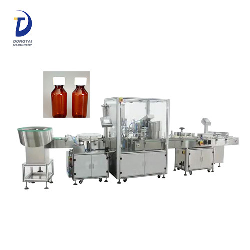 Automatic e-liquid filling machine, syrup vial filling machine price