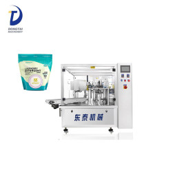 stand up pouch filling and sealing machine, premade bag packaging machine