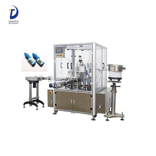 Plastic bottle filling machine for eye drop/syrup,small bottle filling and capping machine