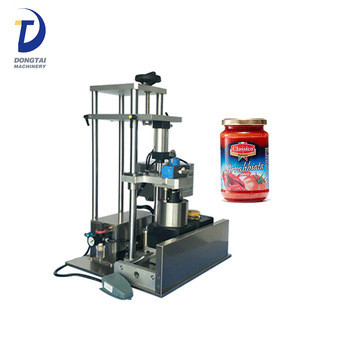 low price manual glass bottle vaccum screw capping machine/lid capping machine