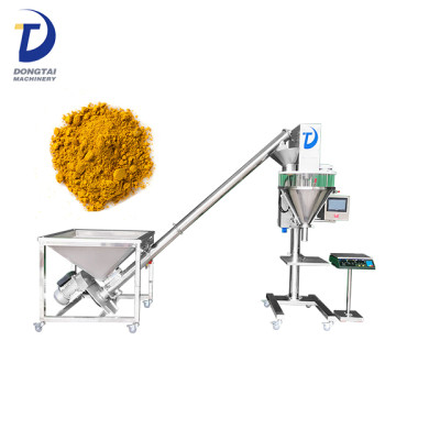 Semi auto weighing cocoa powder/milk powder/cake powder filling machine