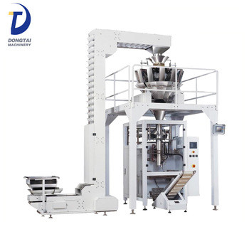 automatic plastic bag nuts / rice / dumpling multihead weigher packing machine