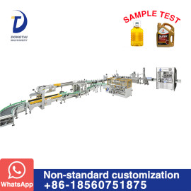 Automatic Filling and Packaging Line for Liquid Edible Oil Lubricating Oil