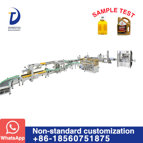 Automatic Filling and Packaging Line for Liquid Edible Oil Lubricating Oil