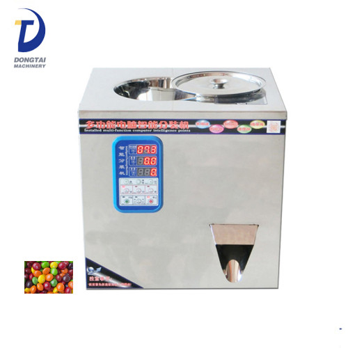 Semi automatic small seed powder particle weighting filling machine