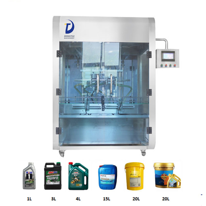 Lubricating oil filling machine manufactures introduce automatic lube oil filling machine equipment！