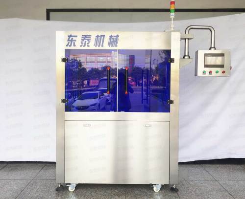 visual testing machine/equipment for oil plastic bottle label and oil filling and packing line