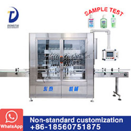 Automatic alcohol hand sanitizer bottle gel filling and capping machine cheap