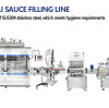 Glass bottle chili sauce complete packaging line brings health to customers