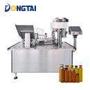 Oral liquid filling, locking and capping machine Liquid filling and sealing machine