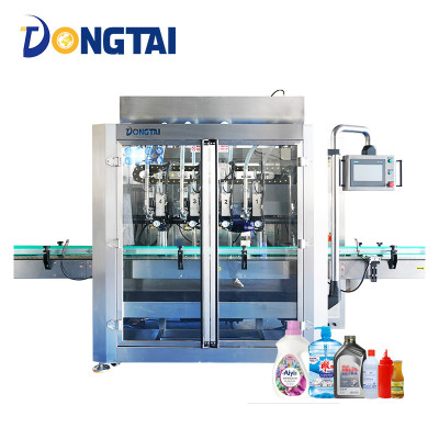 Automatic paste liquid filling machine Automatic hand sanitizer oil honey filling machine
