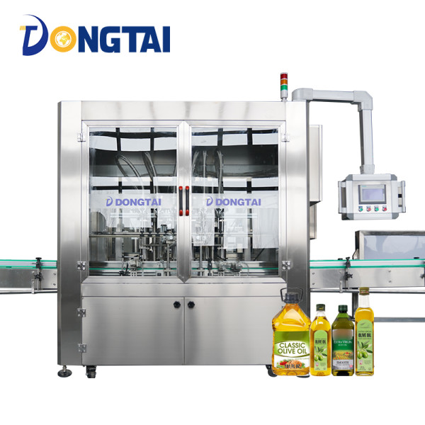 Fully automatic high-yield six head olive oil filling machine