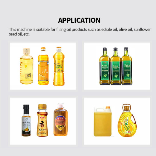 Fully automatic high-yield six head olive oil filling machine