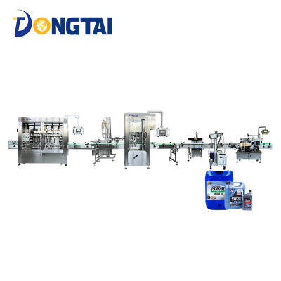 Fully automatic lubricating oil and oil filling machine production line equipment