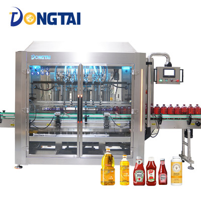 Automatic paste liquid filling machine Washing liquid hand soap Honey autumn pear cream shampoo essential oil filling machine