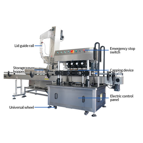 Automatic  Capping Machine Gel Bottle Plastic Bottle Screw Capping Machine