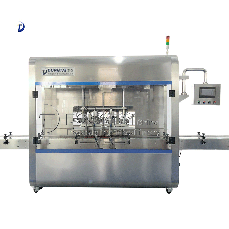 With Dongtai Tomato Sauce Filling Machine  two cm large particles can also be easily filled