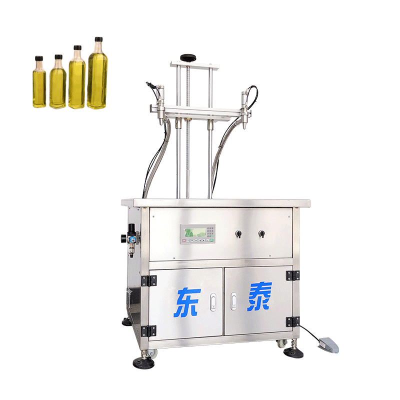 The oil filling speed is uneven! Single head single pump melon seed oil filling machine to help you
