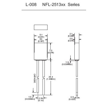 Standard Light Emitting Diode NFL-2513xx