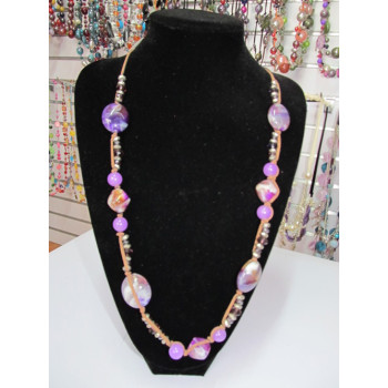 Beaded necklace-009