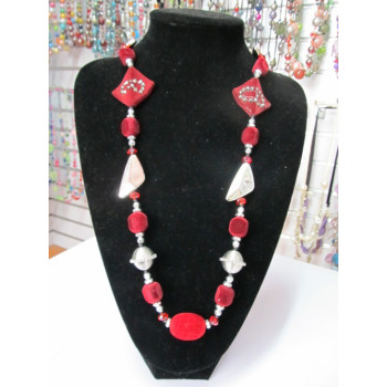 Beaded necklace-004