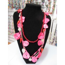 Beaded necklace-044