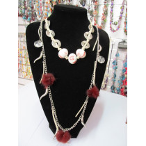 Beaded necklace-038