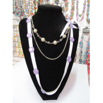 Beaded necklace-034