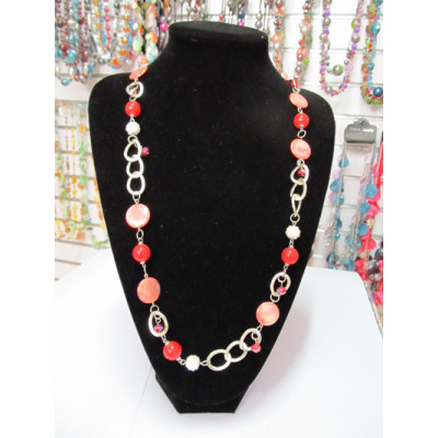 Beaded necklace-024