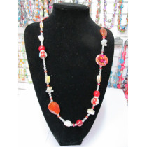 Beaded necklace-020