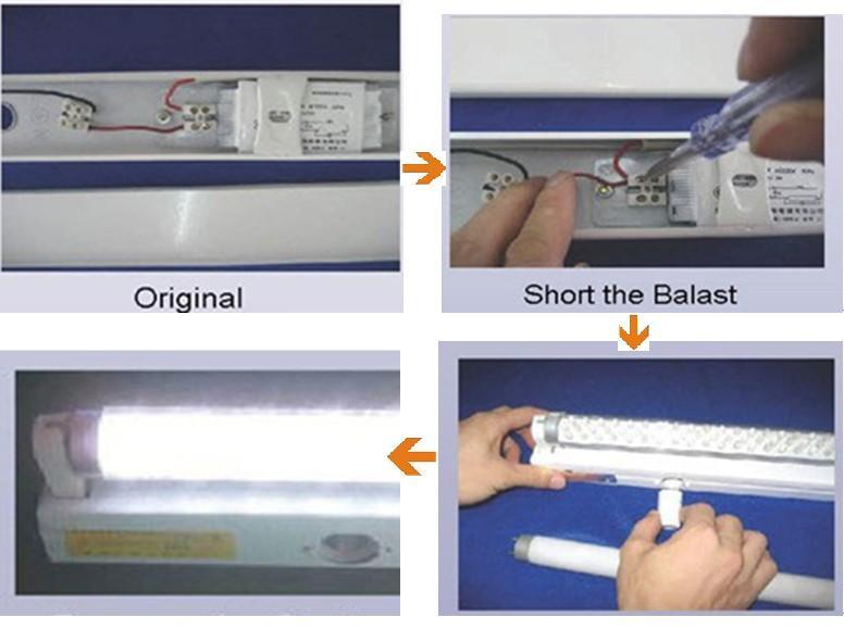 how to install aisan T8 led tube lights