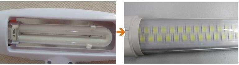 how to install aisan PLL 2G11 led tube light