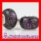 Color Crystal Gemstone Charm Dichroic Foil Glass Beads
