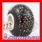 Color Crystal Gemstone Charm Dichroic Foil Glass Beads