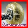 Gold Foil Murano Glass Beads