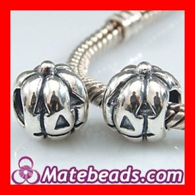 Pandora Sterling Silver Halloween Pumpkin charm beads