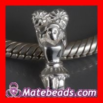 Sterling Silver Cheerleading charm Beads