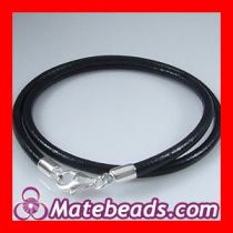 Pandora Black Double Leather Bracelet